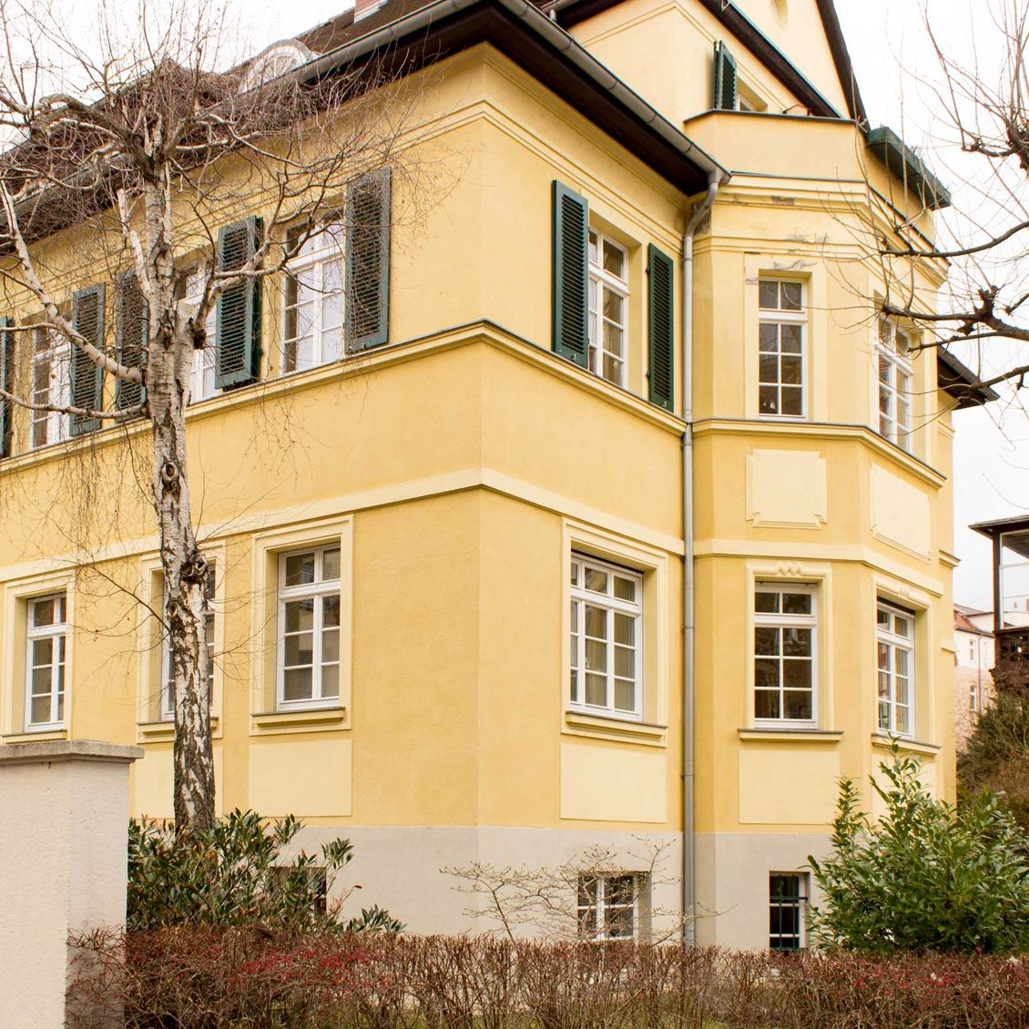 Außenansicht der Zahnarztpraxis Dr. med. dent. Claudia Schmidt in Halle (Saale)